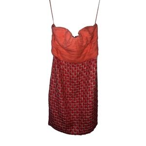Alice & Olivia pink tweed sz 8 avant garde elegant coastal summer